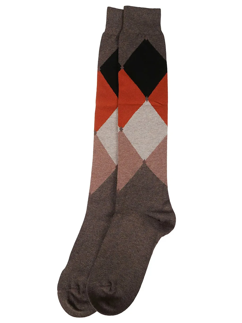 Argyle Knee-High Socks