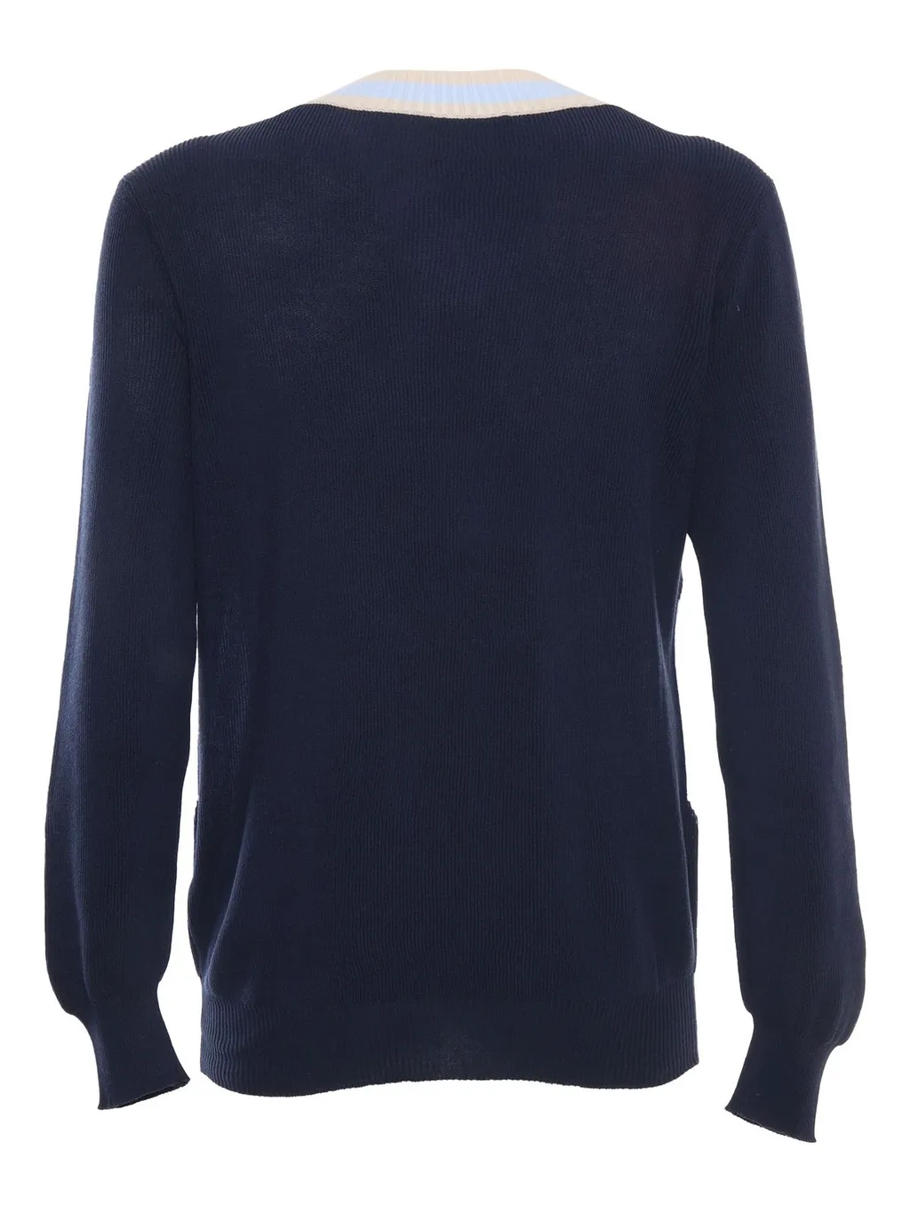Argyle V-Neck Sweater