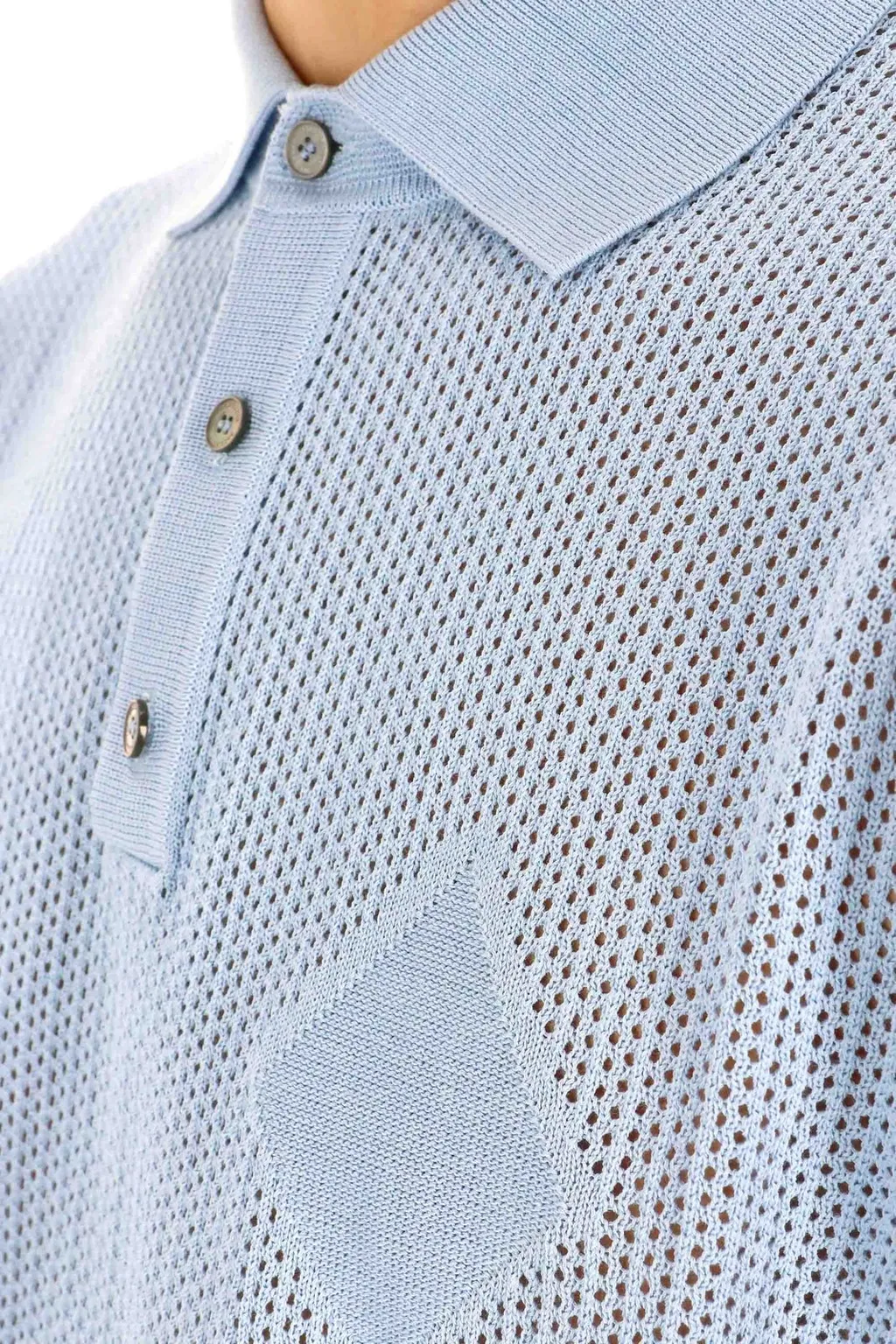 Short Sleeve Knit Polo Shirt