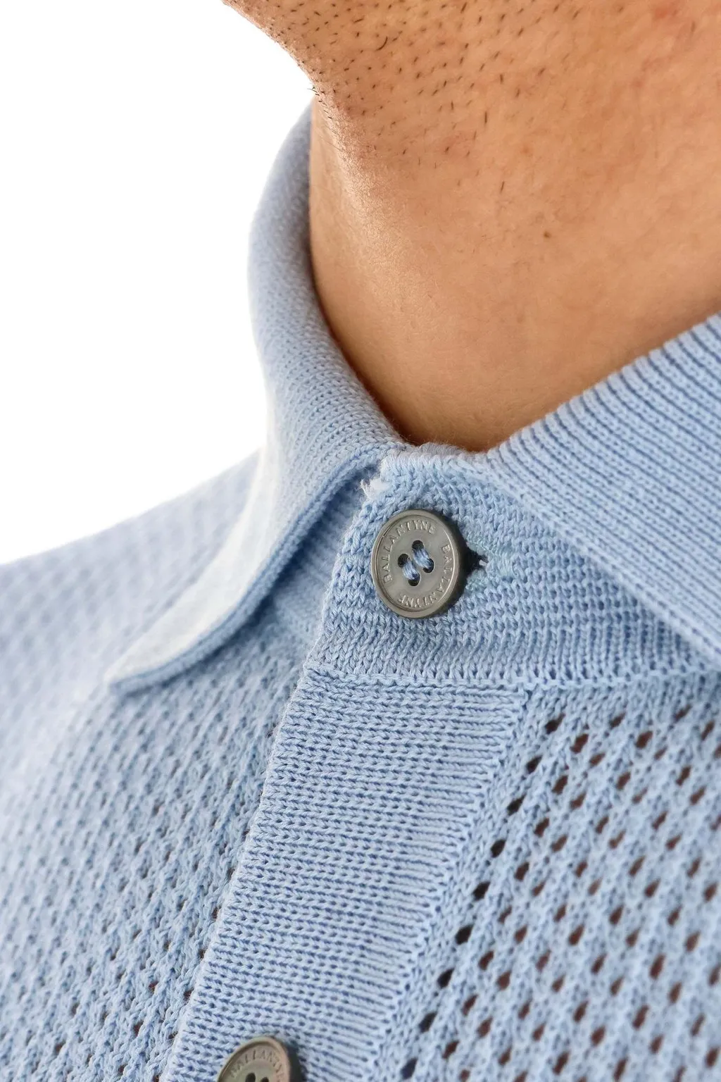 Short Sleeve Knit Polo Shirt