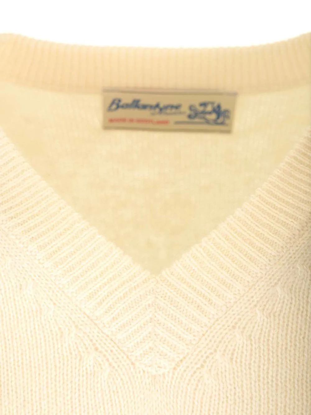 V-Neck Argyle Sweater