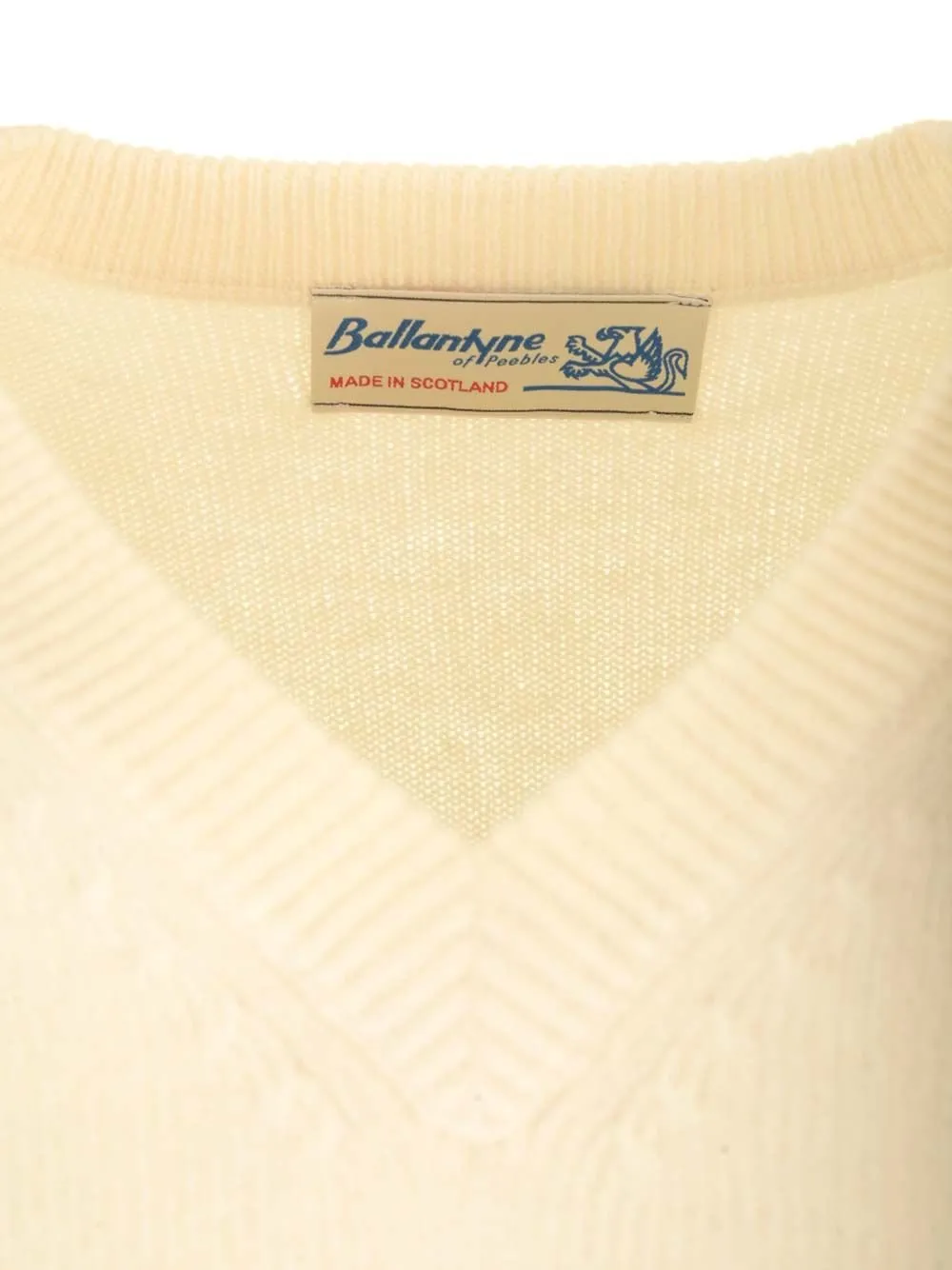 V-Neck Argyle Sweater