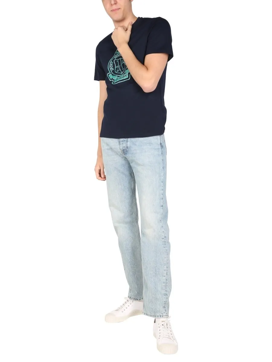 T-Shirt With Logo Patch