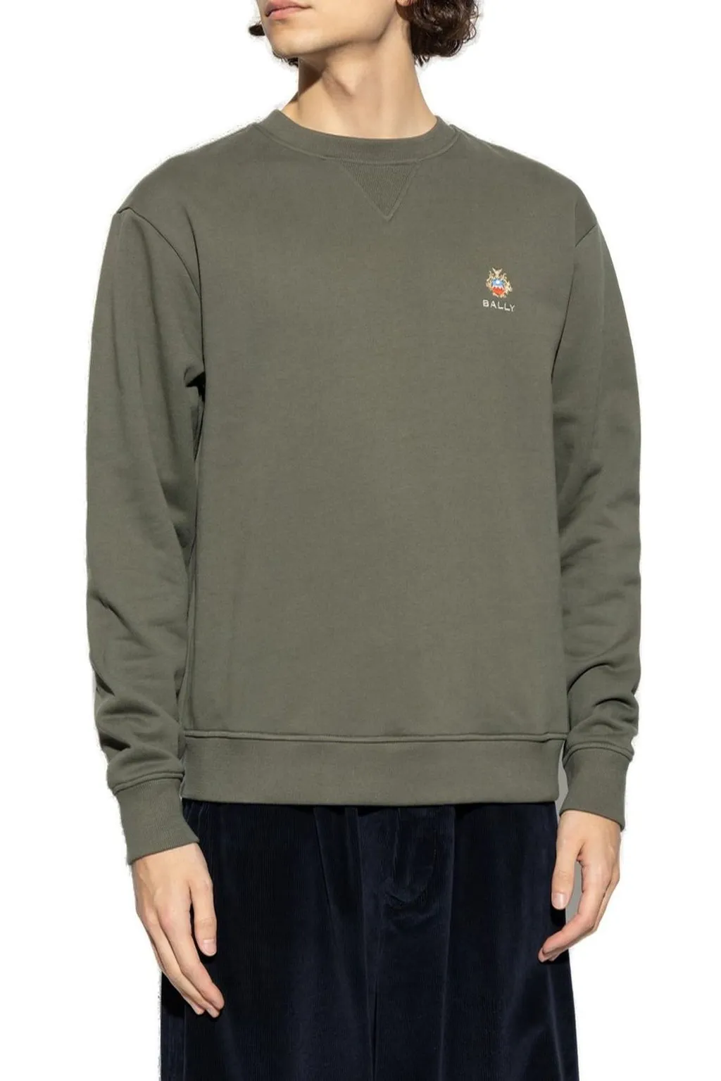 Sweatshirt With Embroidered Logo