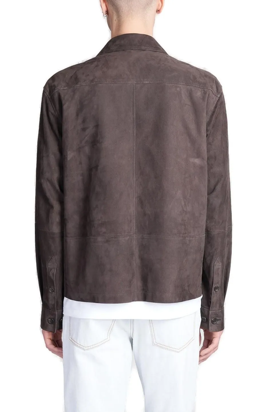 Suede Utility Jacket