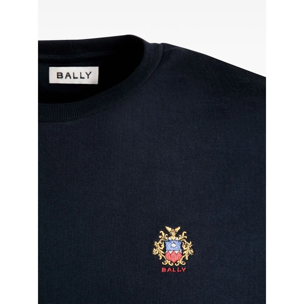 T-Shirt With Crest Logo