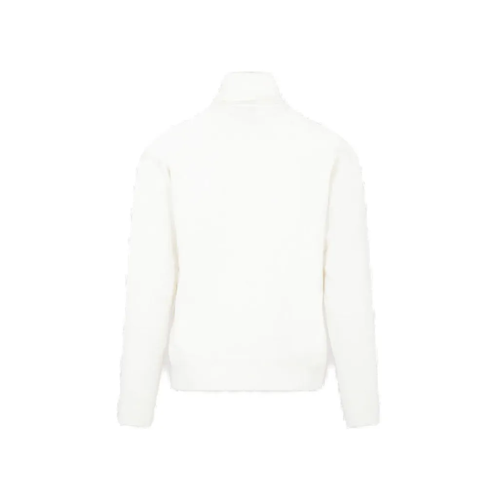 Striped Band Collar Shirt