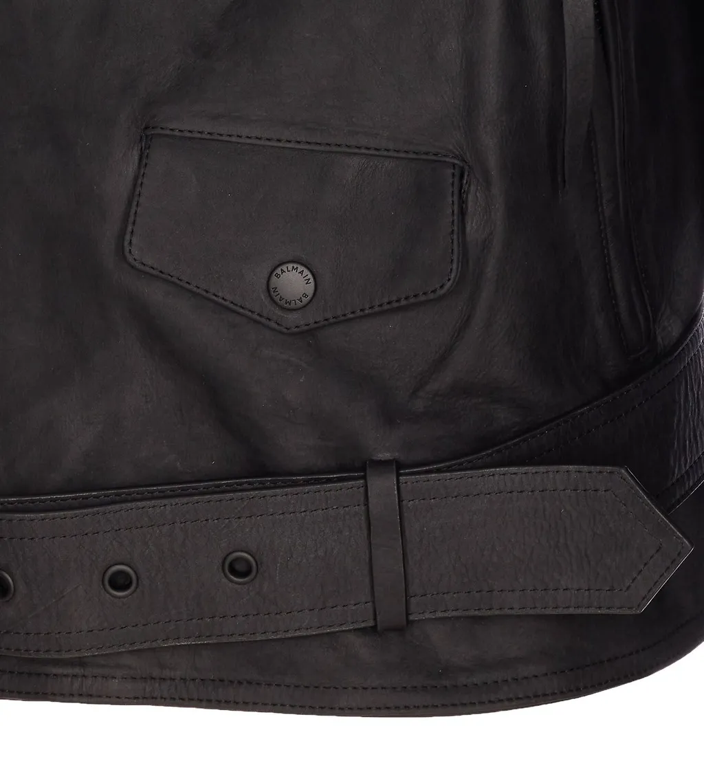 Leather Biker Jacket