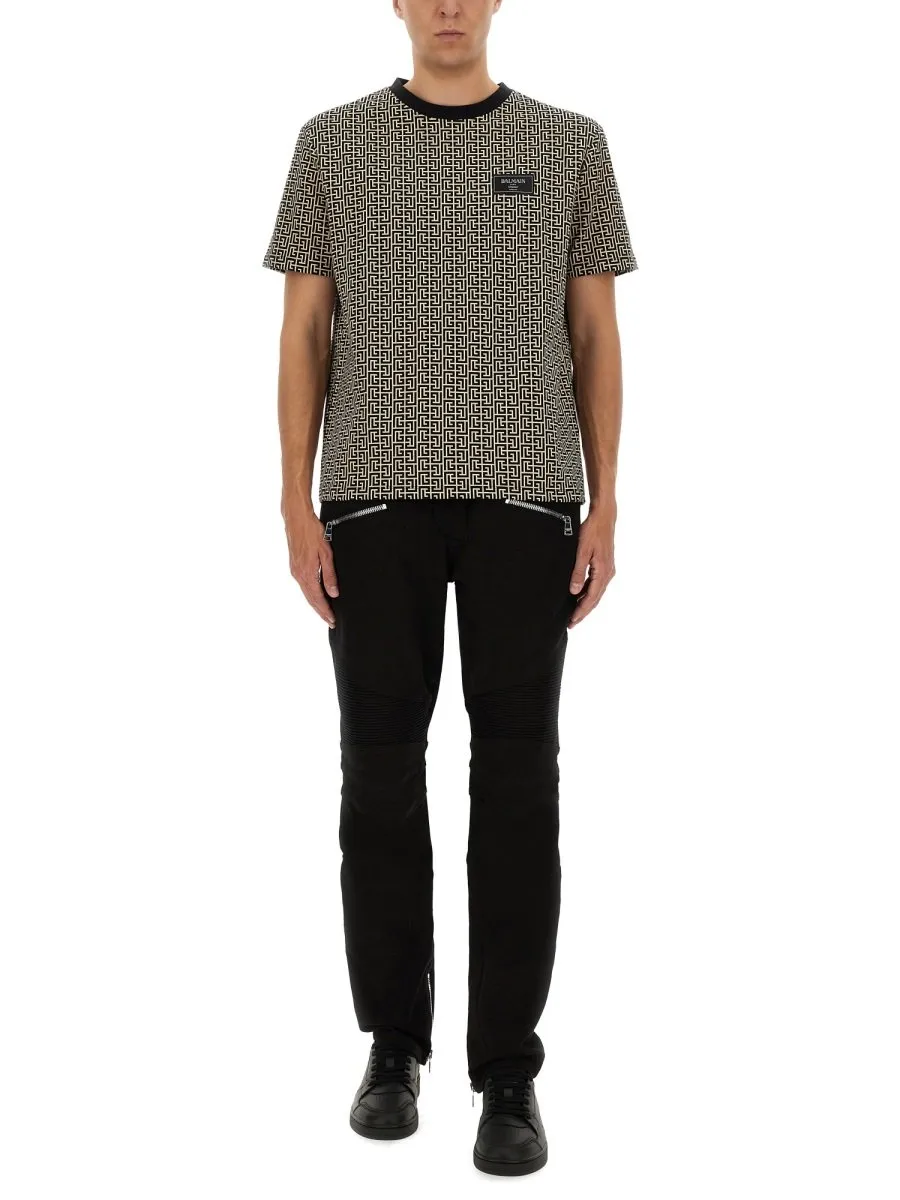 Monogram Print T-Shirt