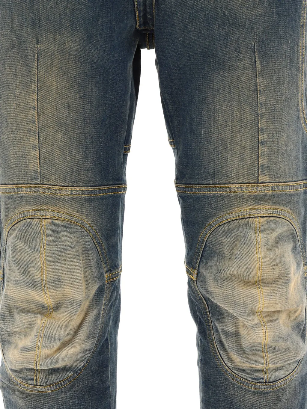 Denim Biker Pants