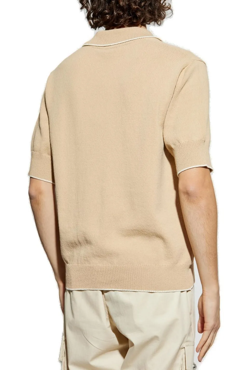 Short Sleeve Knit Polo