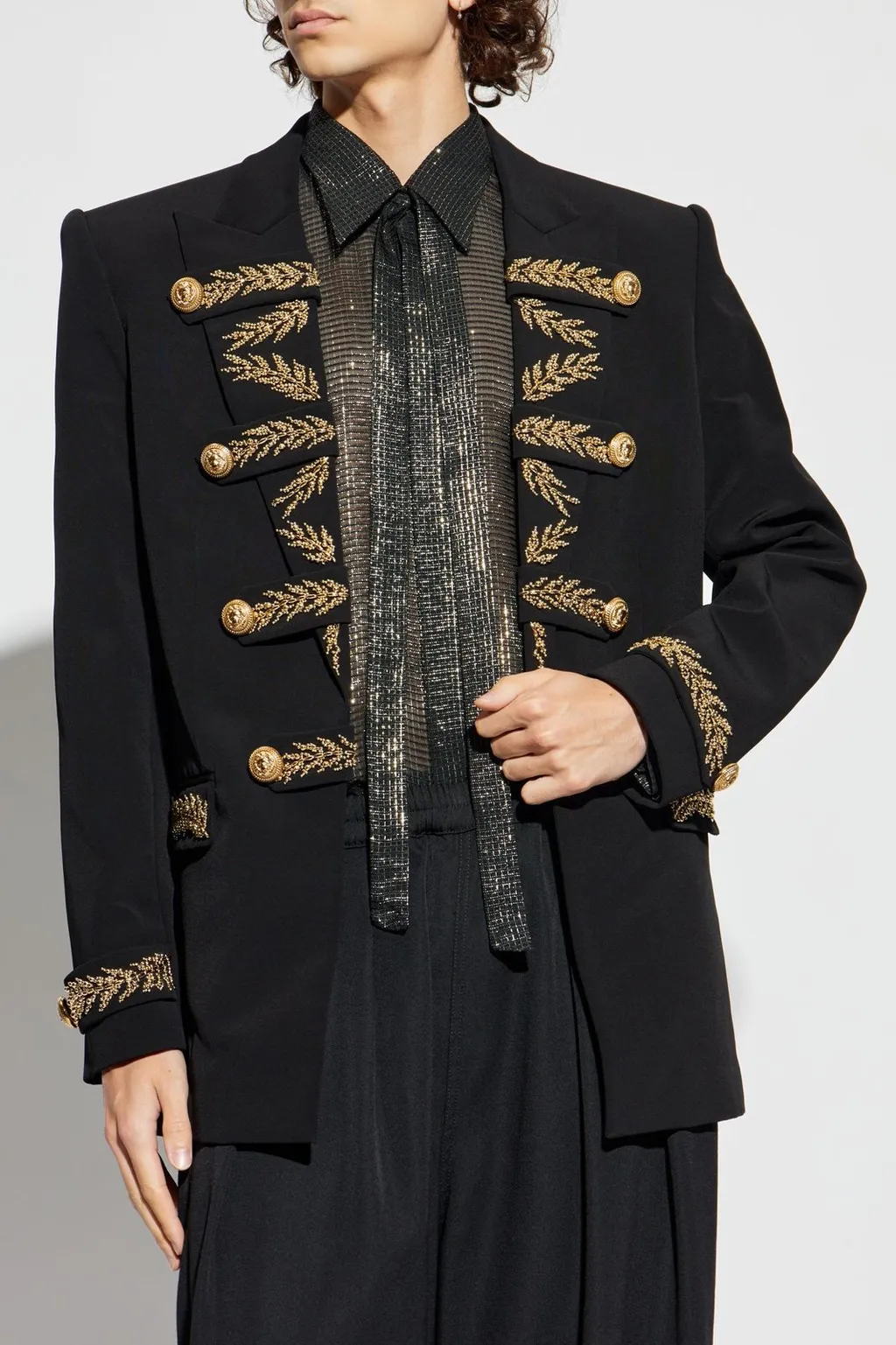 Embellished Military Jacket