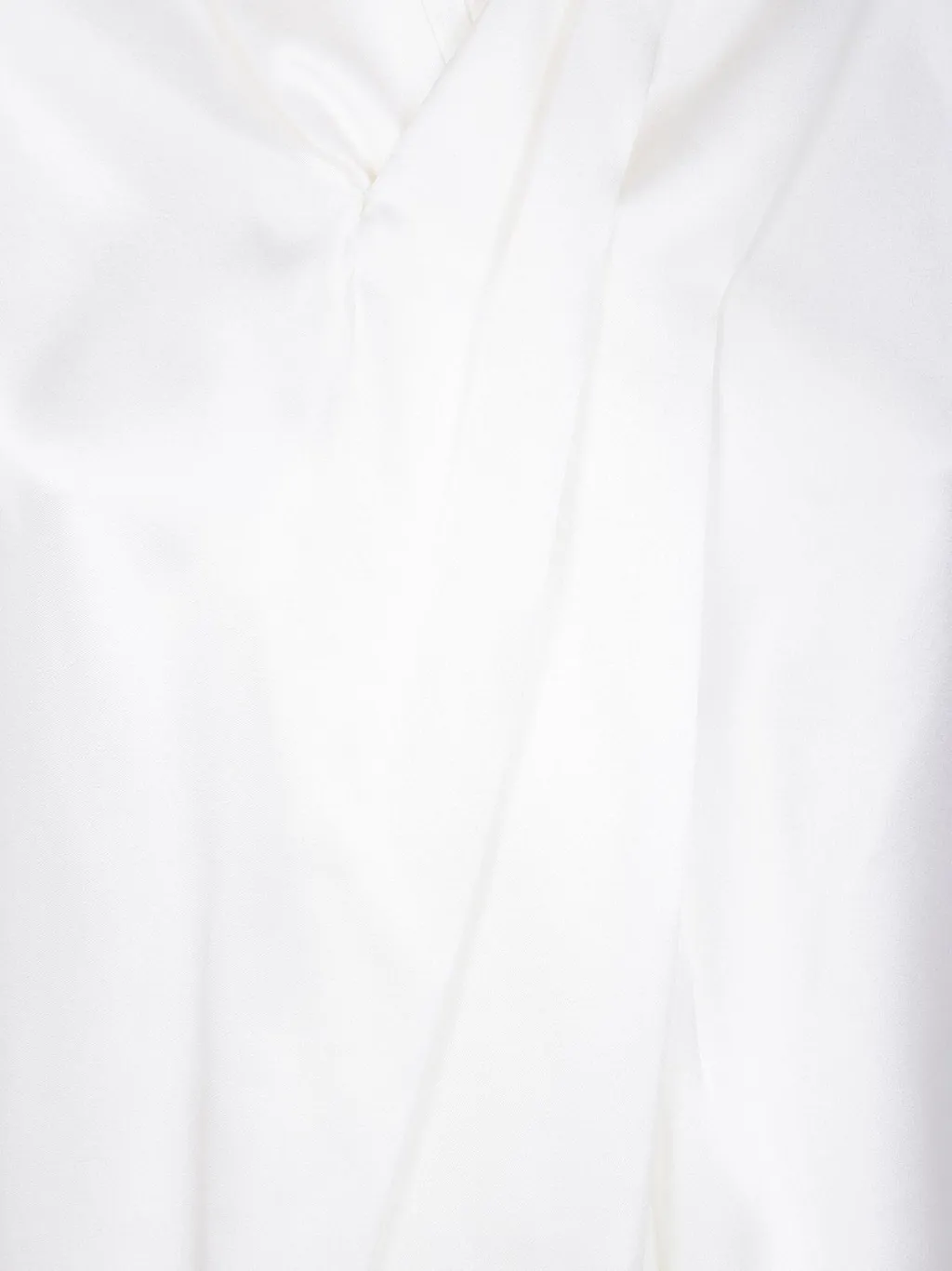 Draped Silk Blouse
