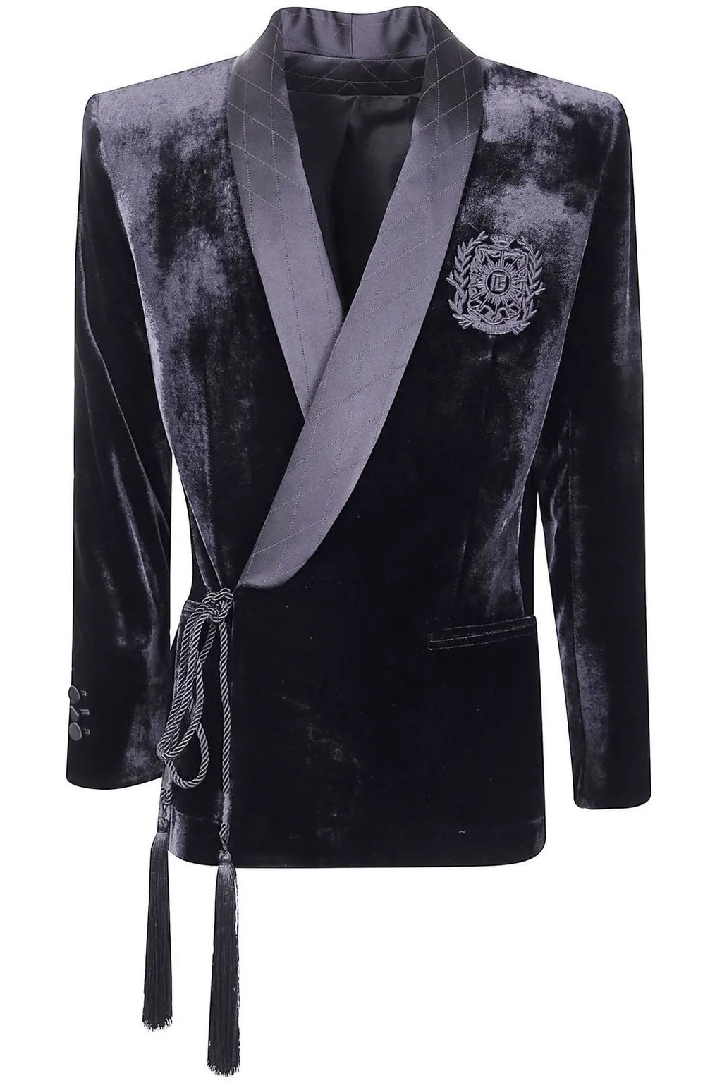 Velvet Shawl Collar Jacket