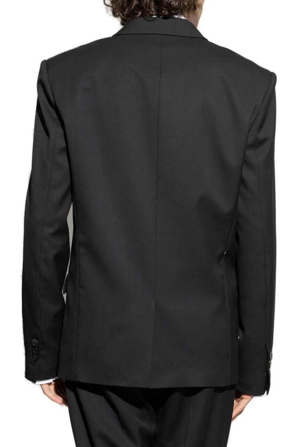 Single-Breasted Wool Blazer
