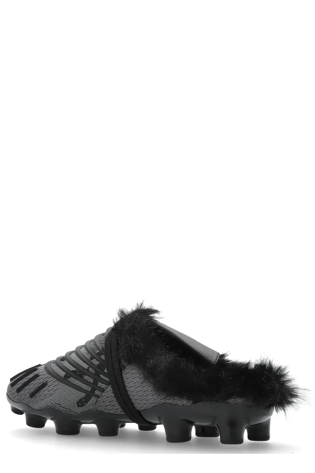 Football Boots With Fur Trim