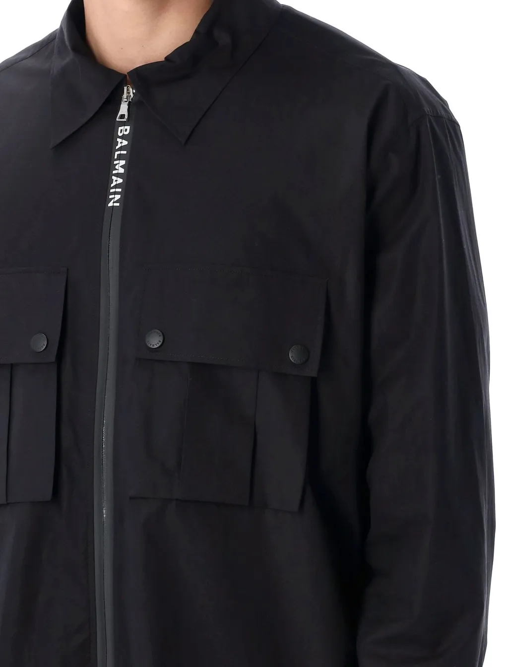 Zip-Up Shirt Jacket