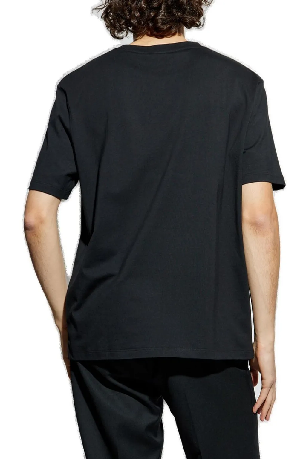 T-Shirt With Layered Chain Print