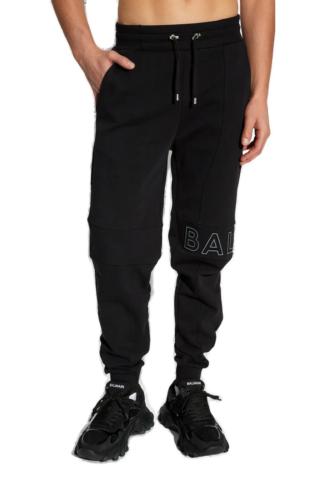 Logo Print Cotton Sweatpants