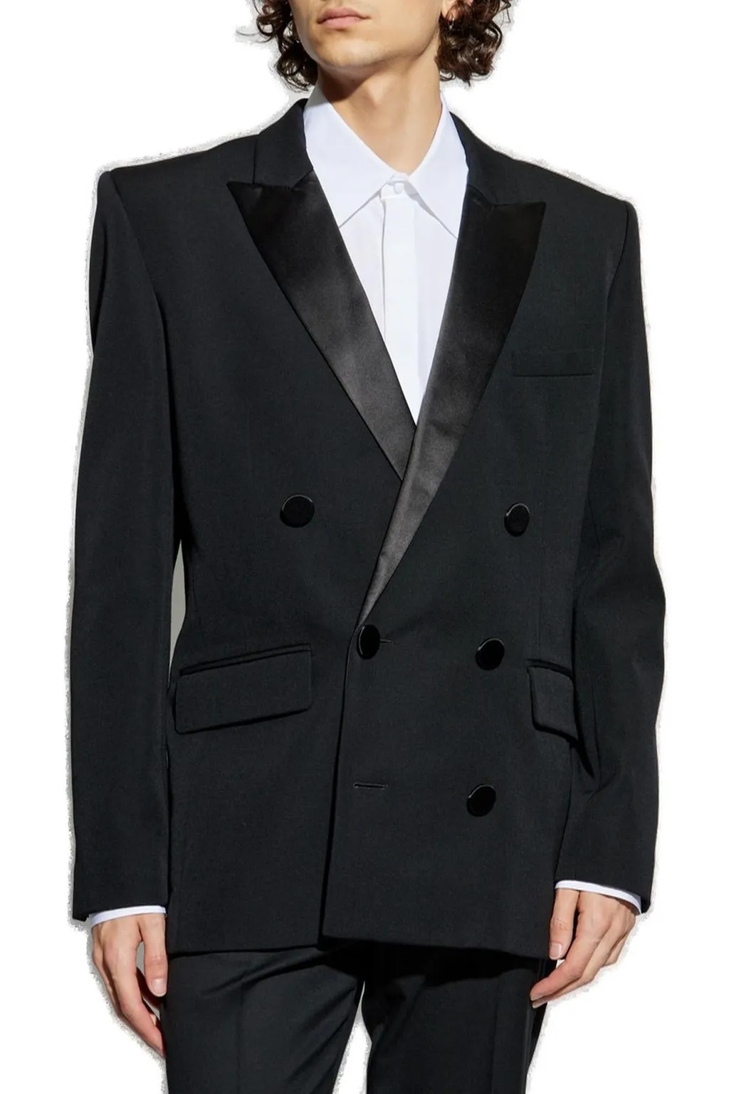 Double-Breasted Tuxedo Jacket