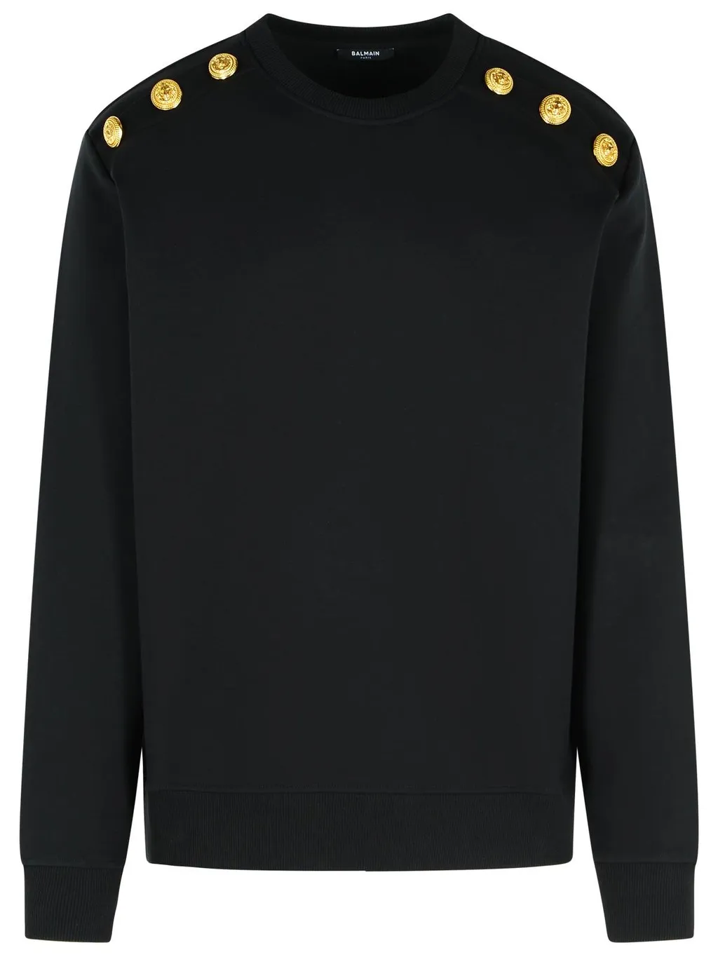 Sweatshirt With Balmain Logo Buttons
