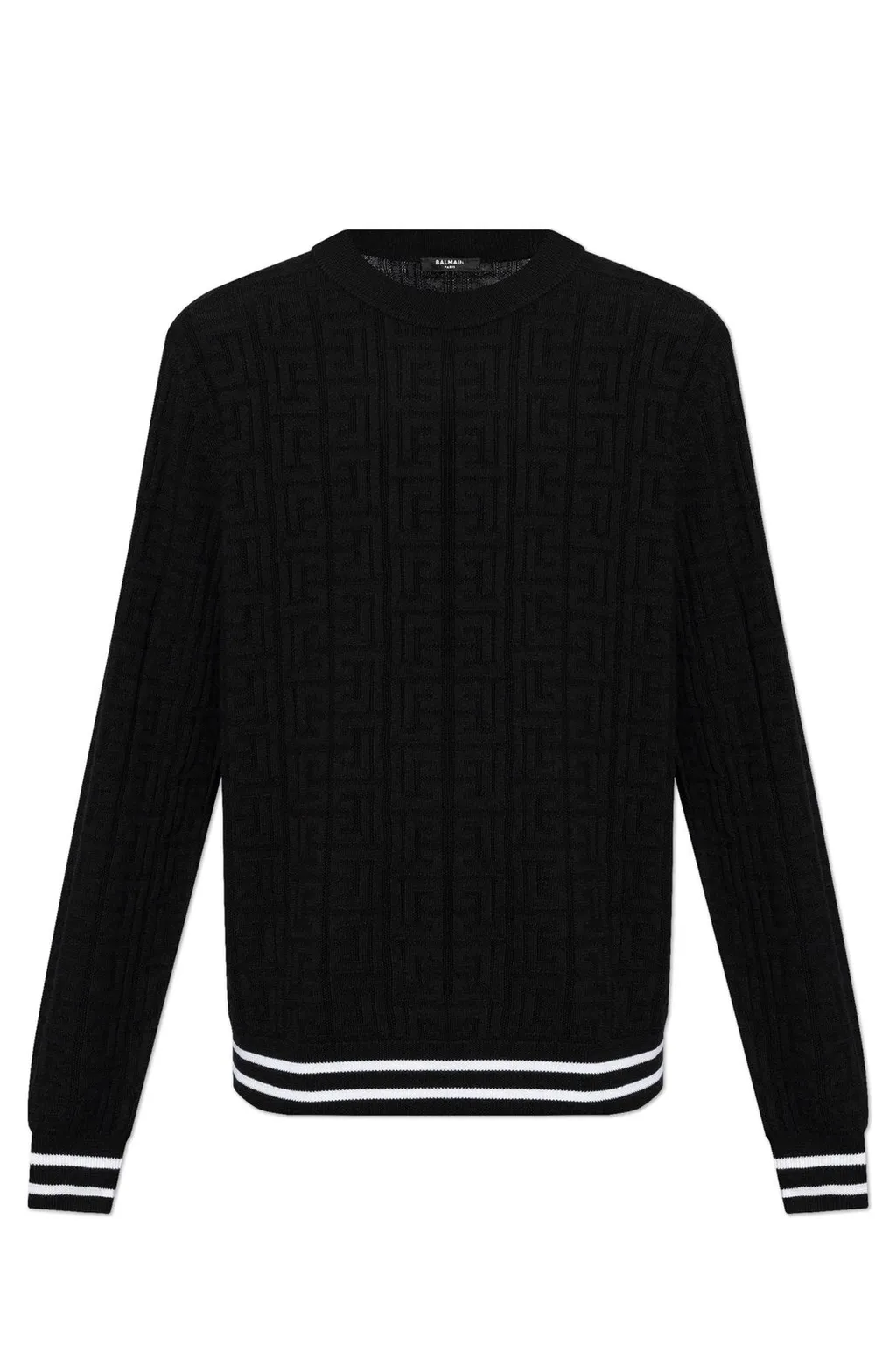 Sweater With All-Over Monogram