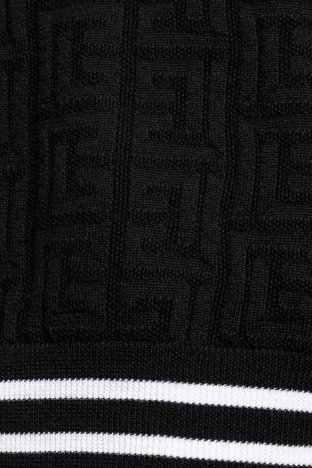 Sweater With All-Over Monogram