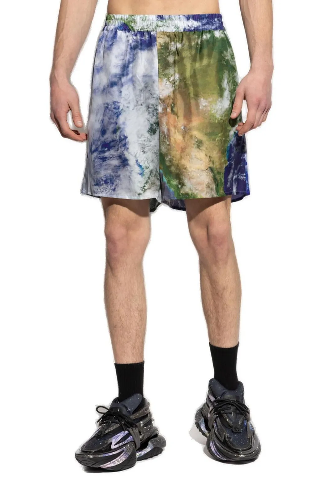 Earth Print Shorts