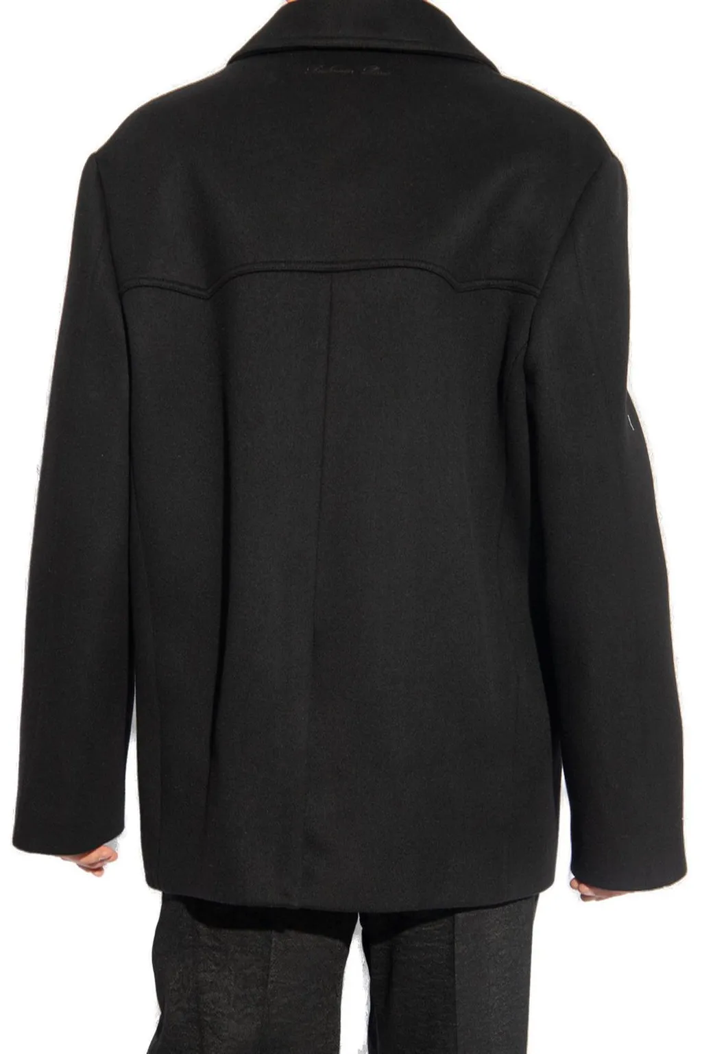 Double-Breasted Wool Coat