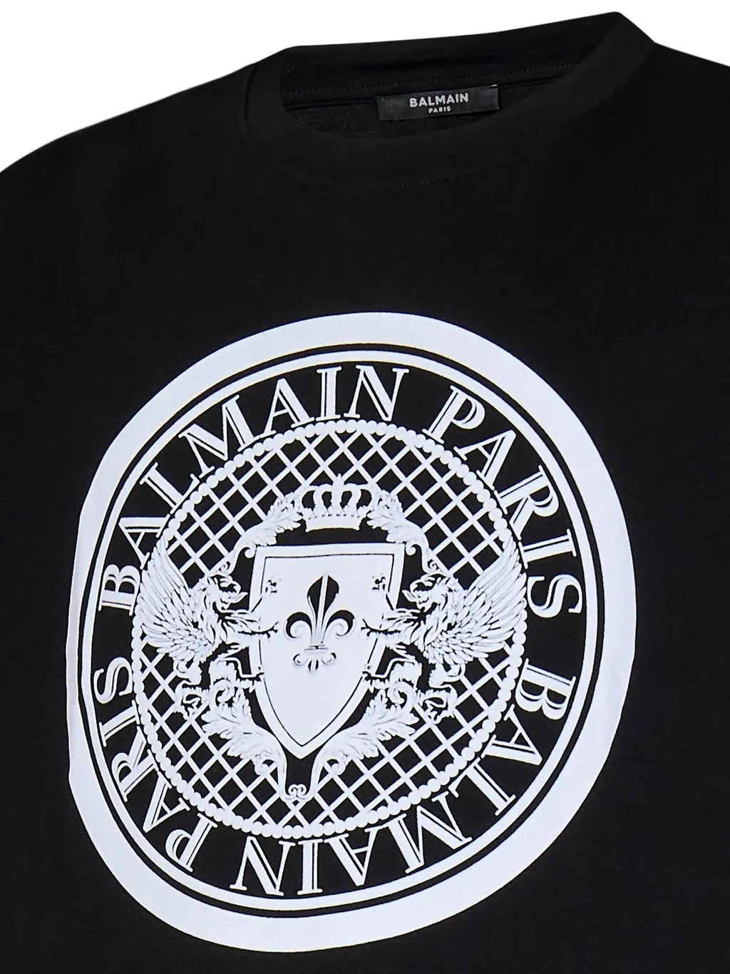 T-Shirt With Balmain Paris Logo