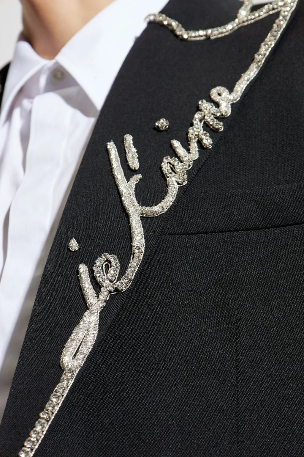 Embellished Lapel Blazer