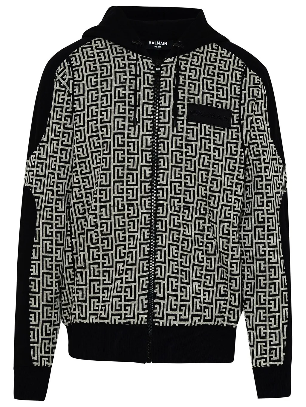 Logo Print Zip-Up Hoodie