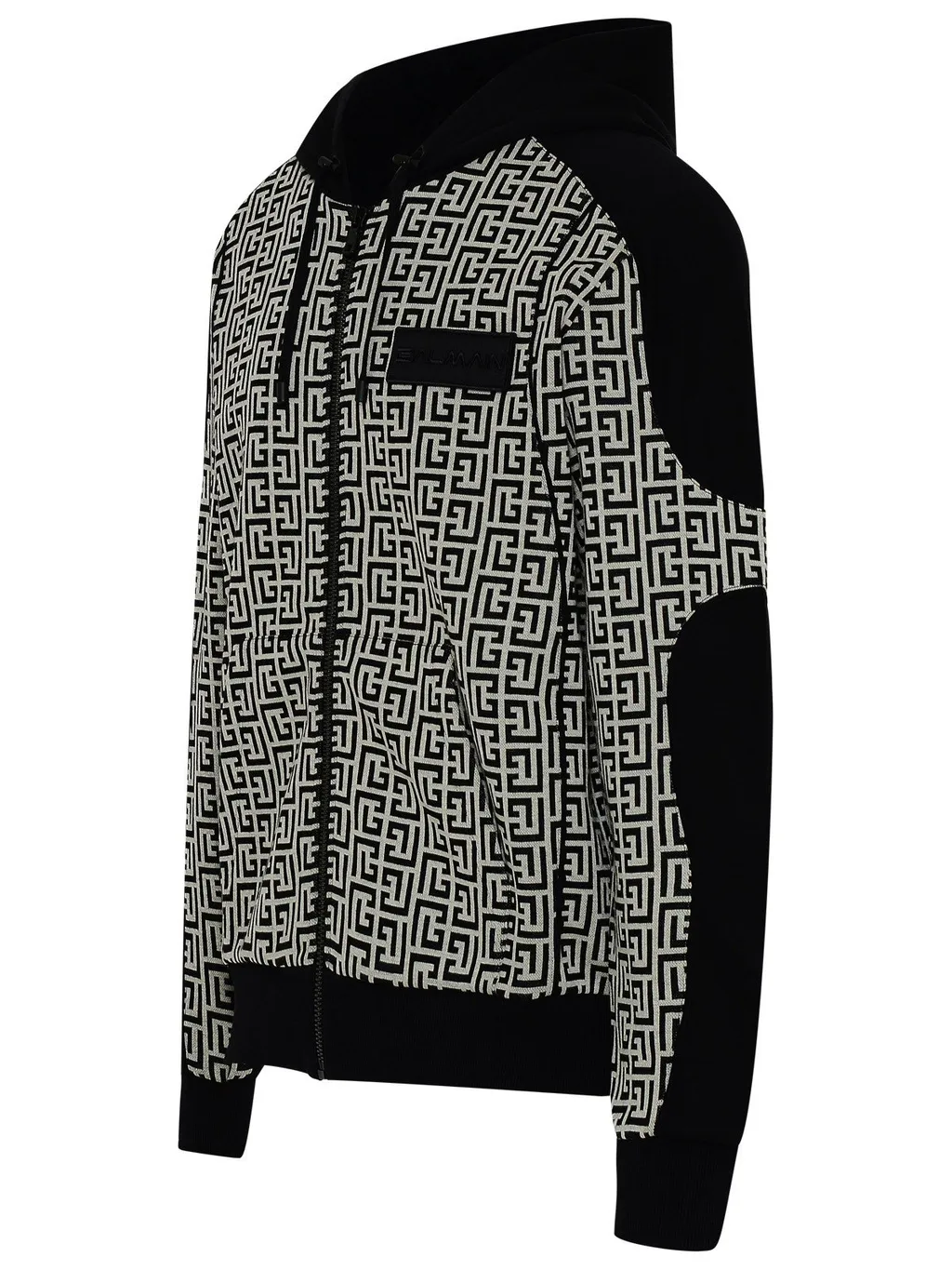 Logo Print Zip-Up Hoodie
