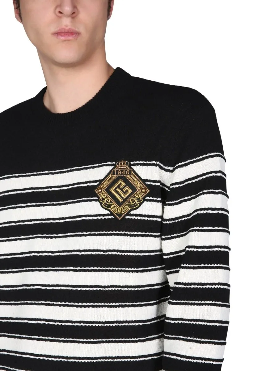 Striped Crewneck Sweater