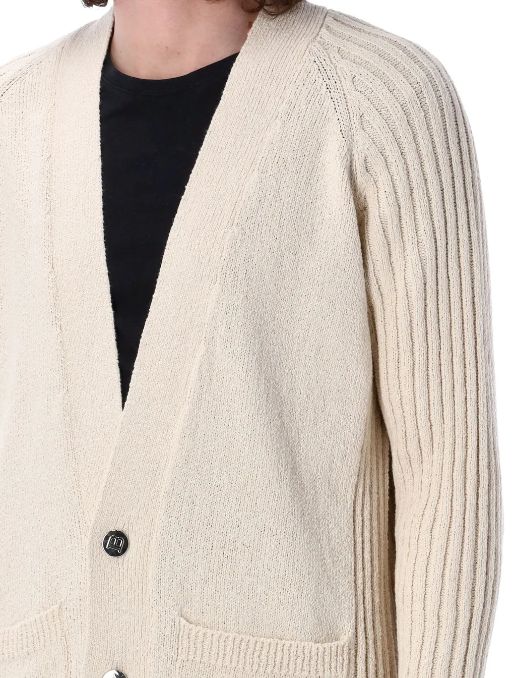 Cardigan With Balmain Paris Logo