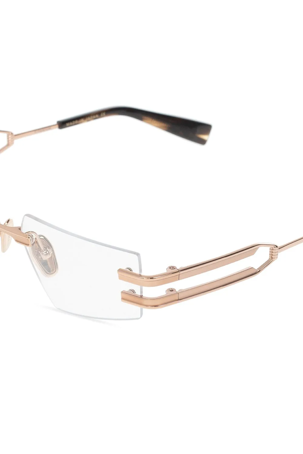 Rimless Rectangular Sunglasses