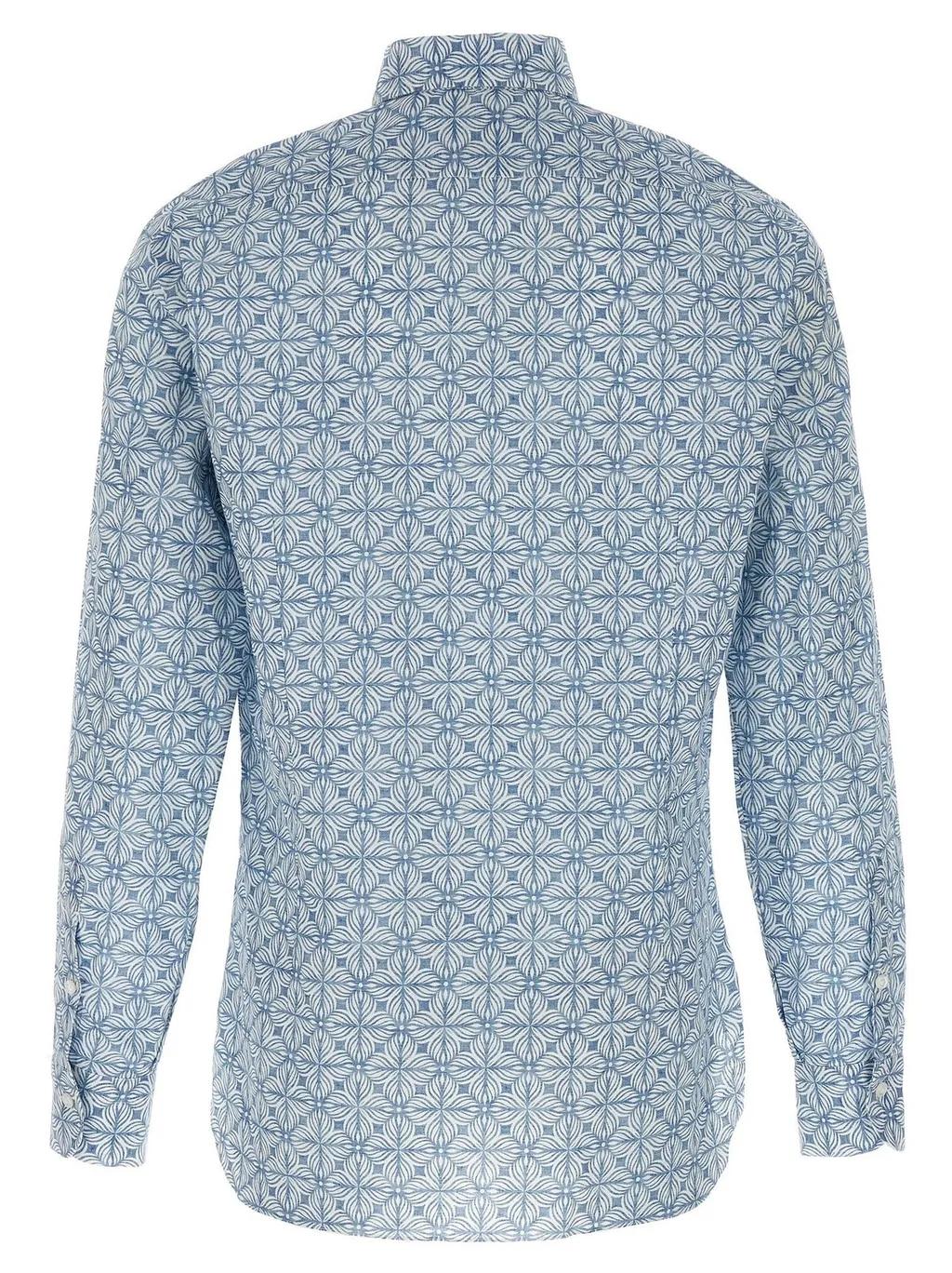 Printed Button-Up Shirt