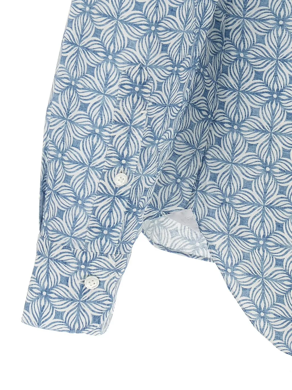 Printed Button-Up Shirt