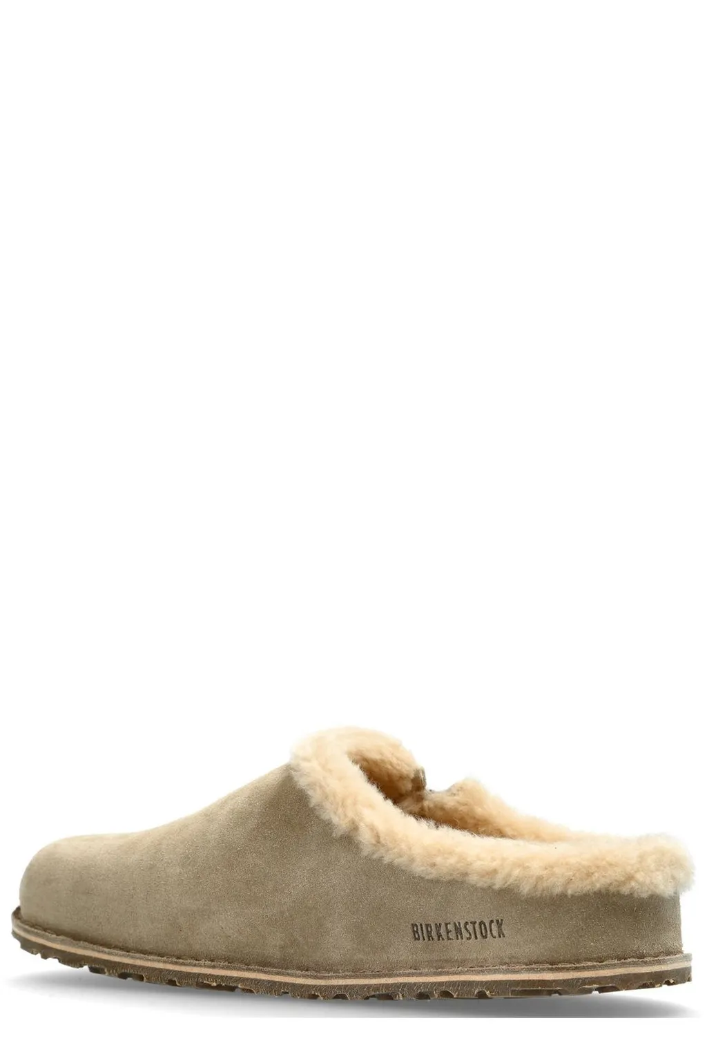 Suede Shearling Lined Clogs