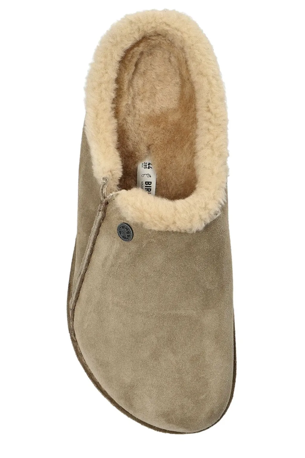 Suede Shearling Lined Clogs