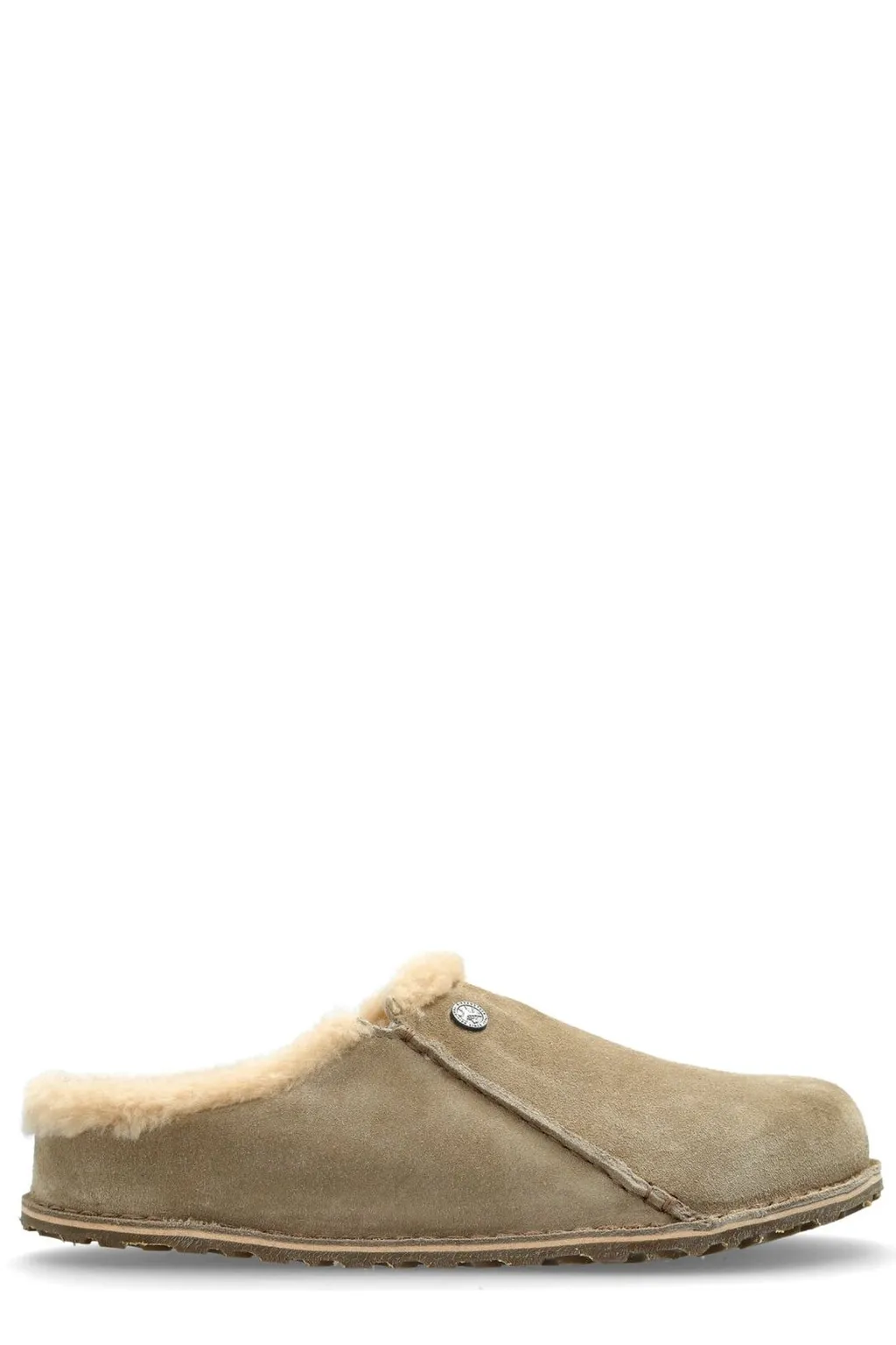 Suede Shearling Lined Clogs