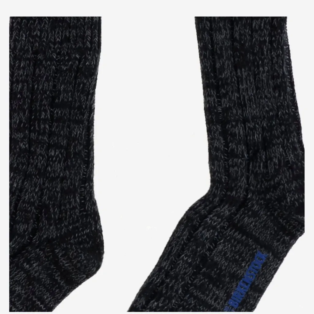 Ribbed Crew Socks