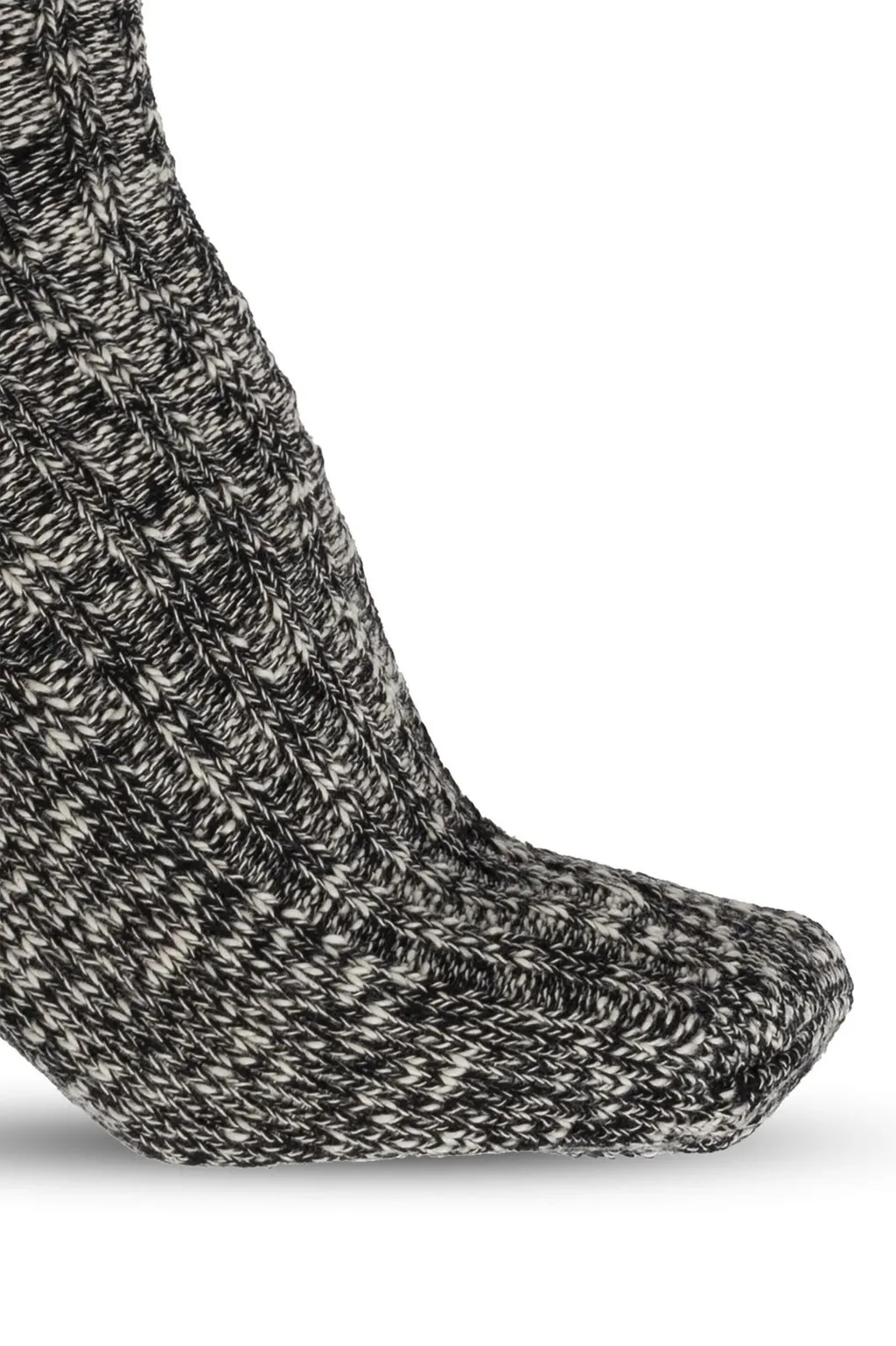 Ribbed Crew Socks