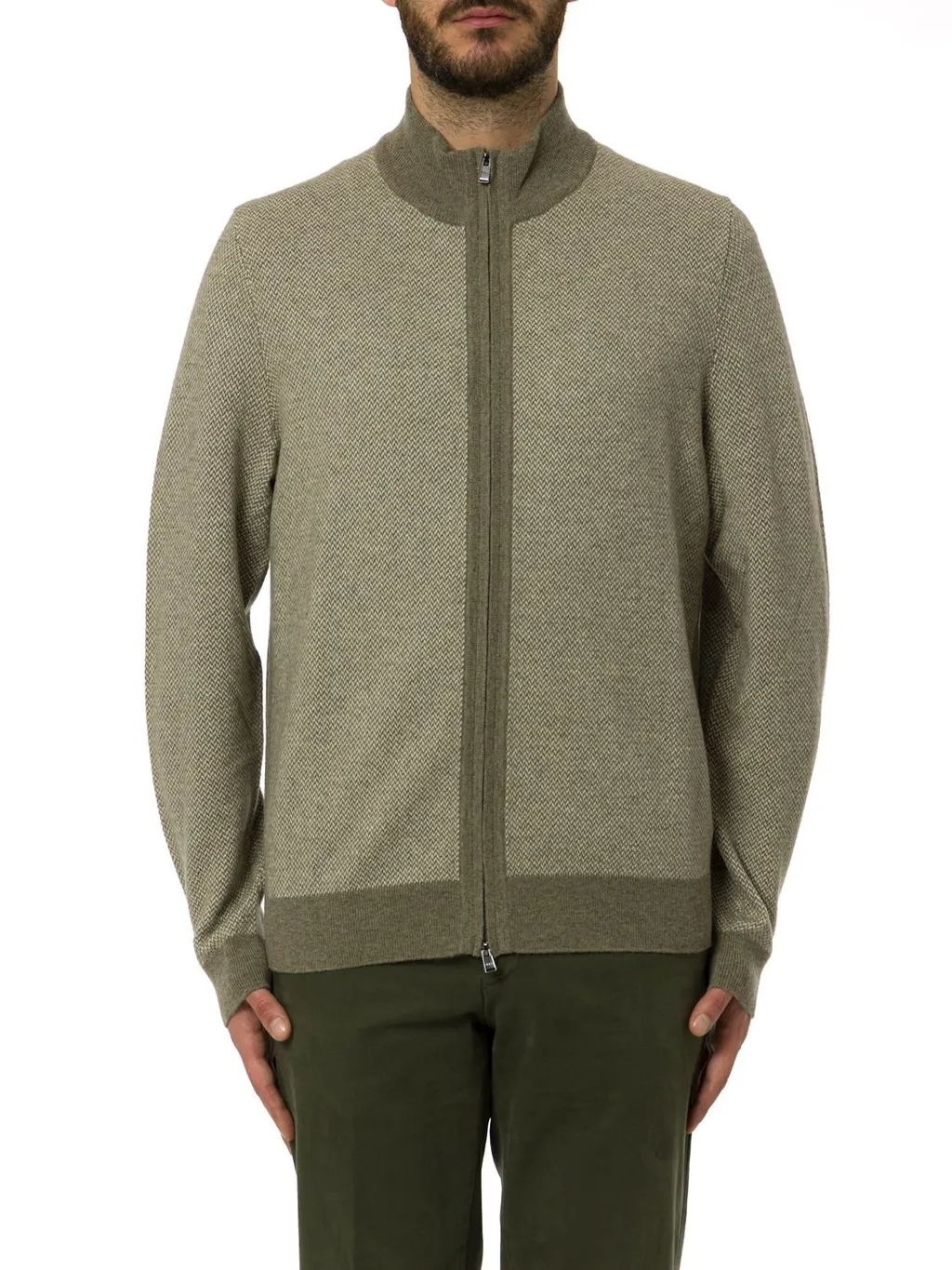 Zip-Up Cardigan