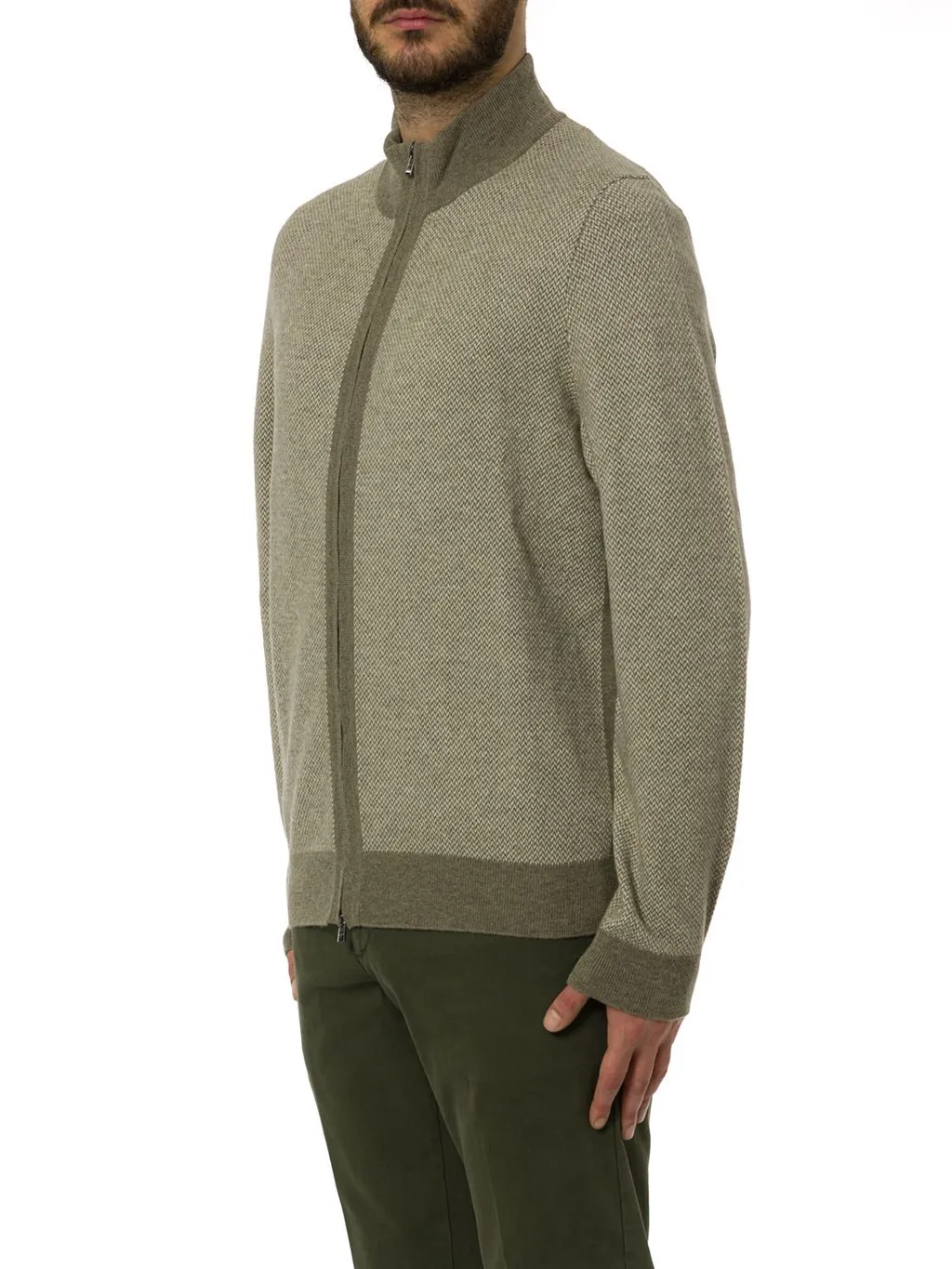 Zip-Up Cardigan