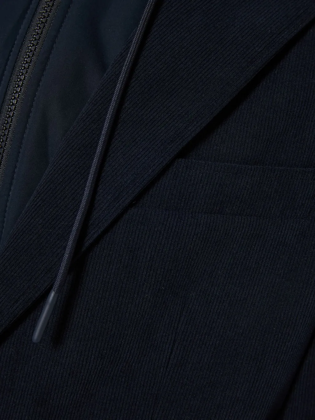 Blazer With Integrated Hooded Gilet