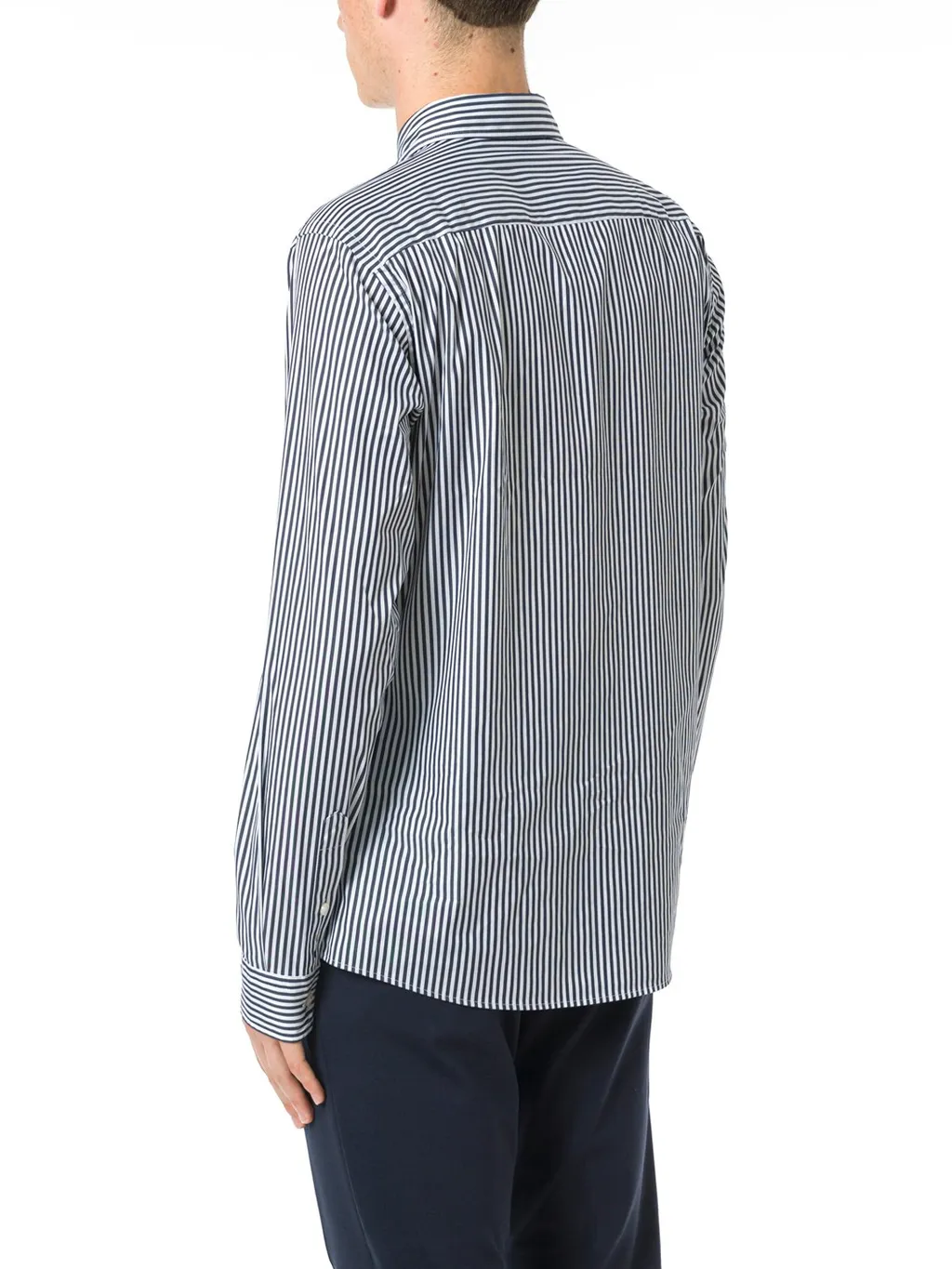 Striped Button-Down Shirt