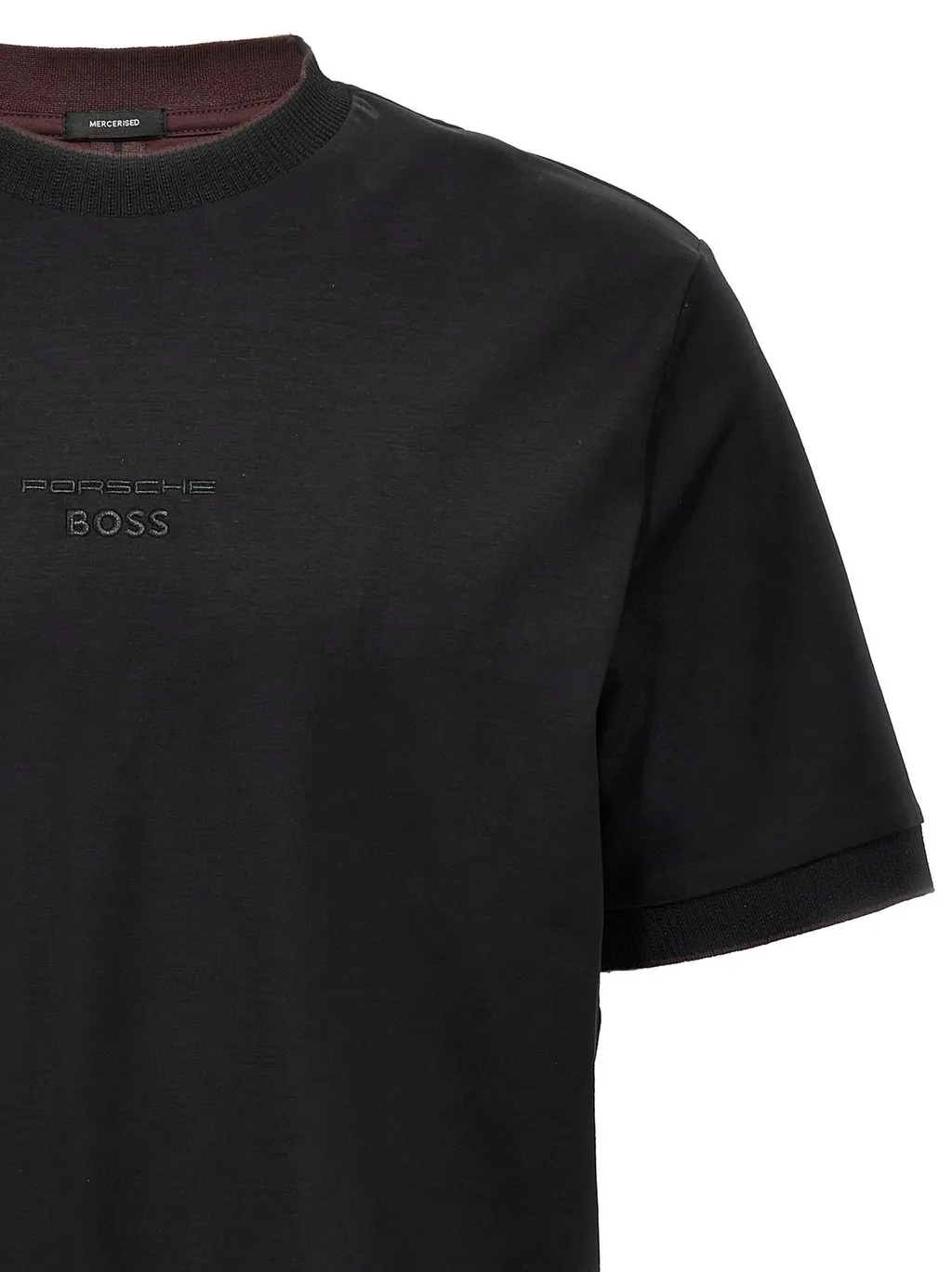 T-Shirt With Porsche X Boss Branding