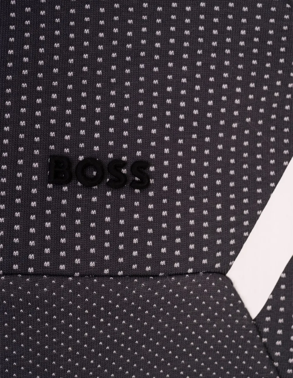 Zip-Up Hoodie With Geometric Pattern