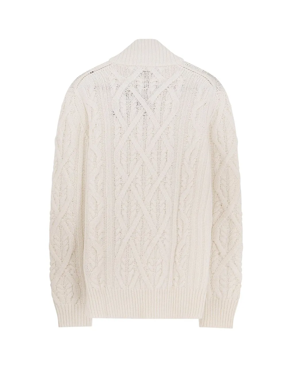 Cable Knit Half-Zip Sweater